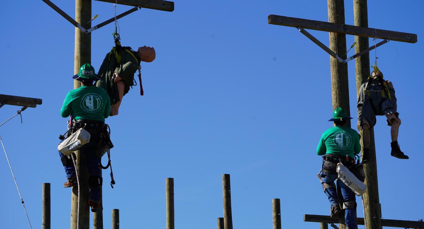 WREC Attends February 2025 Lake-Sumter State College Line Workers Graduation