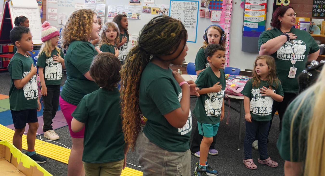 WREC Sponsors ScoutReach at Fox Hollow Elementary School