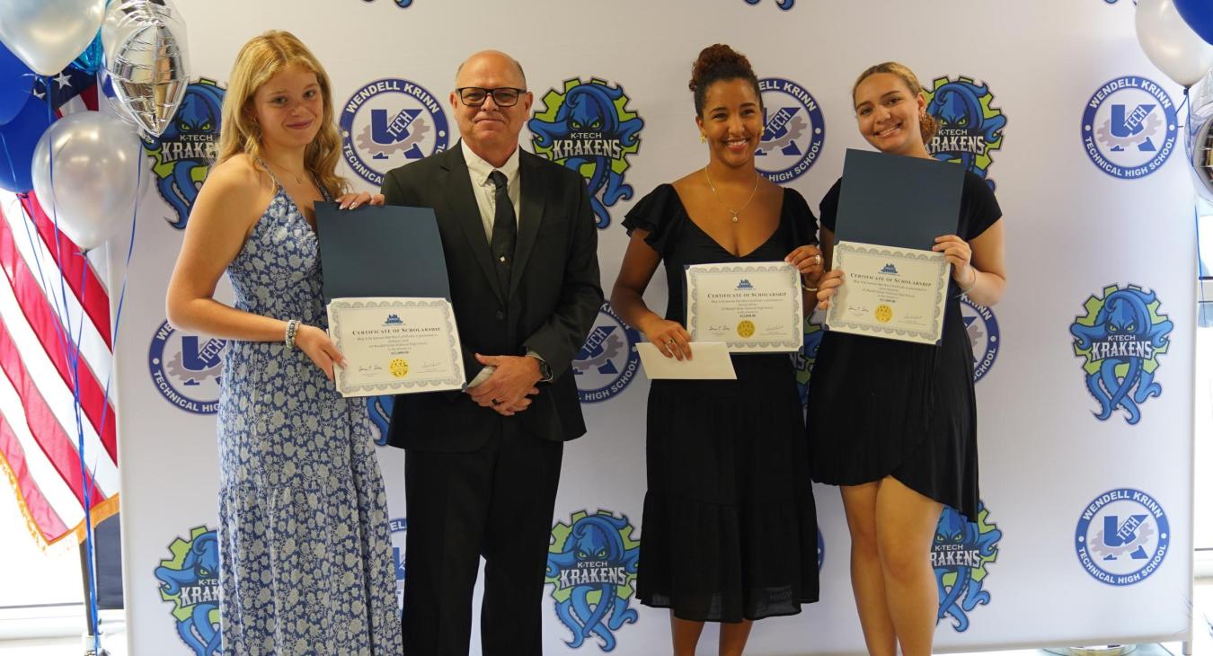 WREC Scholarships Awarded at Wendall Krinn Technical High School