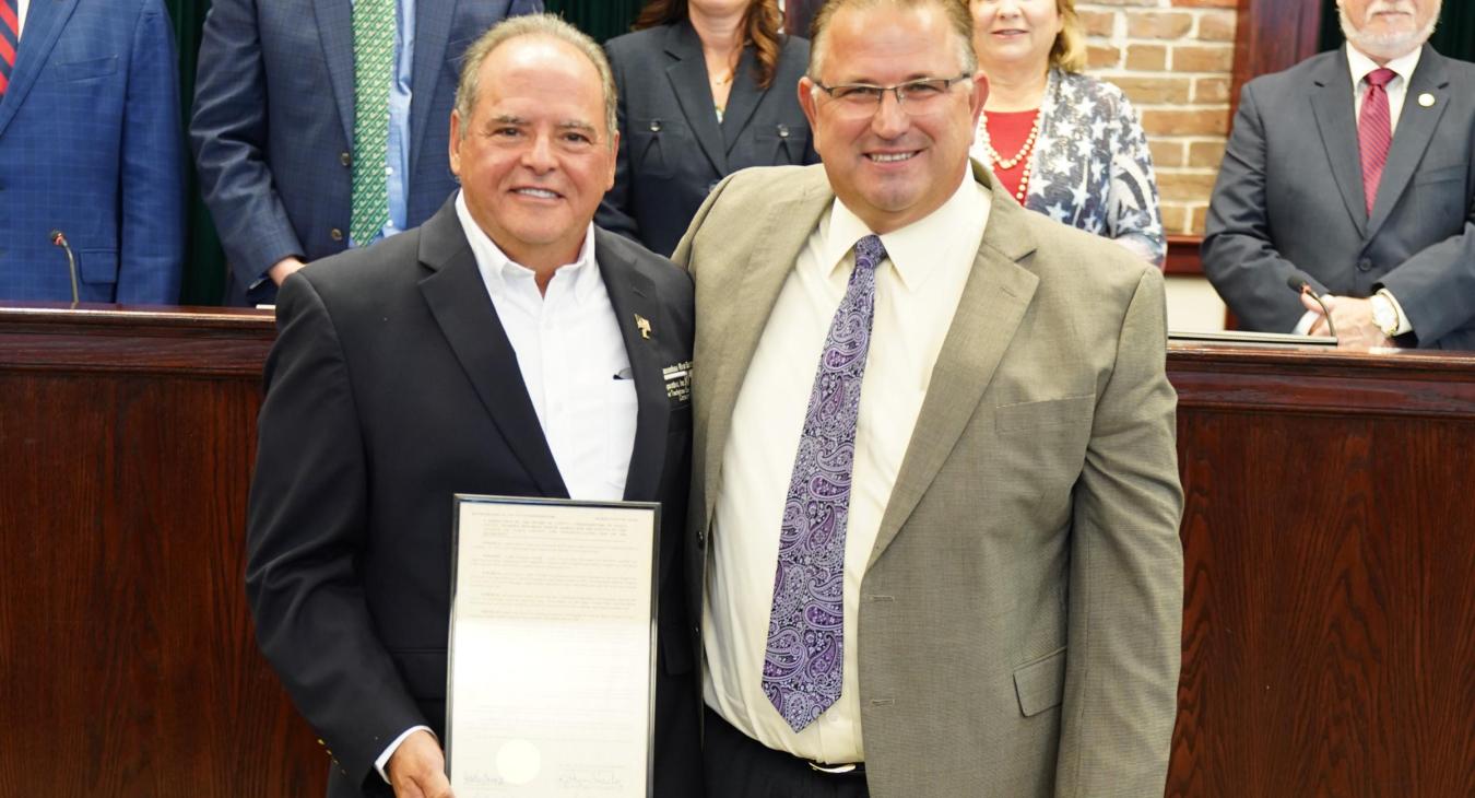 Joseph Marina Recognized by the Pasco County Board of County Commissioners