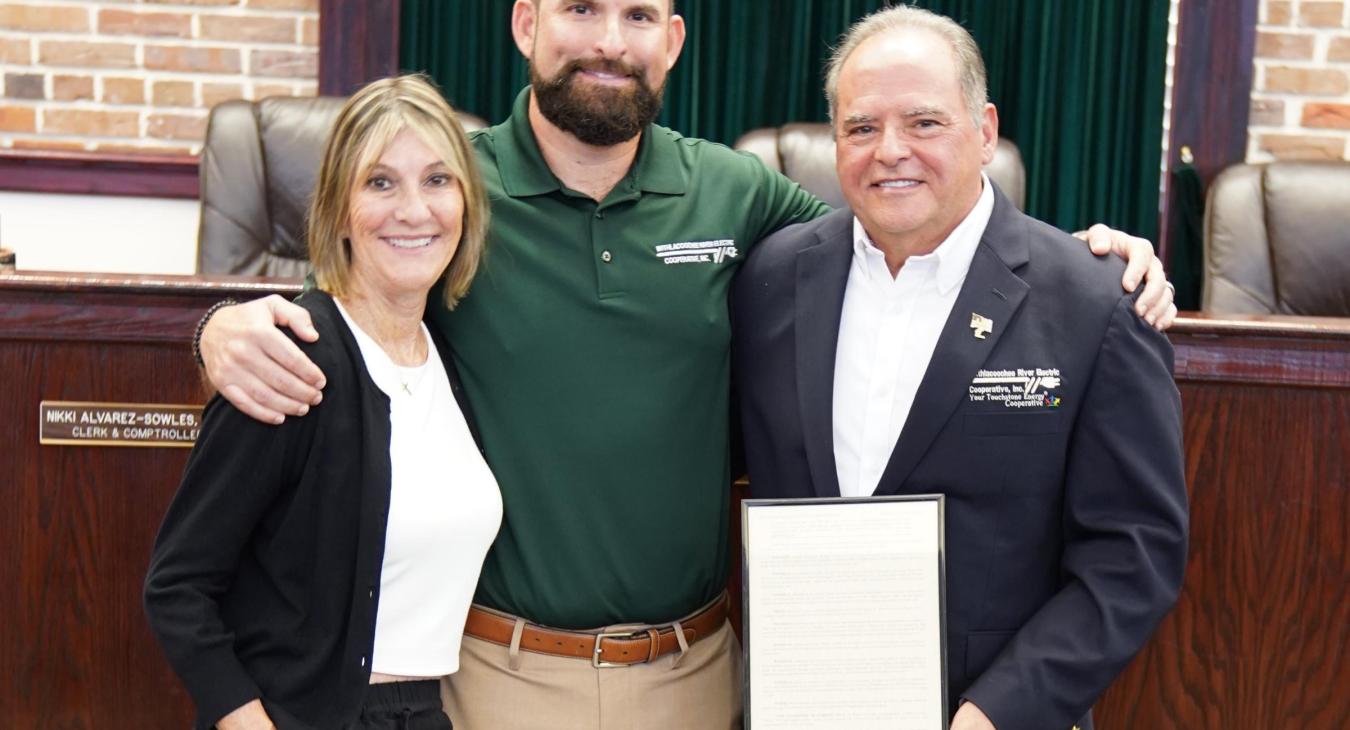 Joseph Marina Recognized by the Pasco County Board of County Commissioners