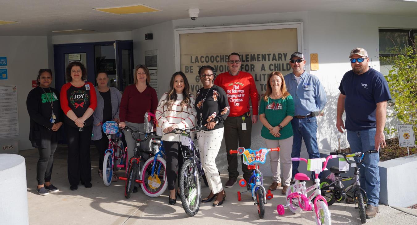 WREC Delivers Angel Tree Gifts to Lacoochee Elementary School