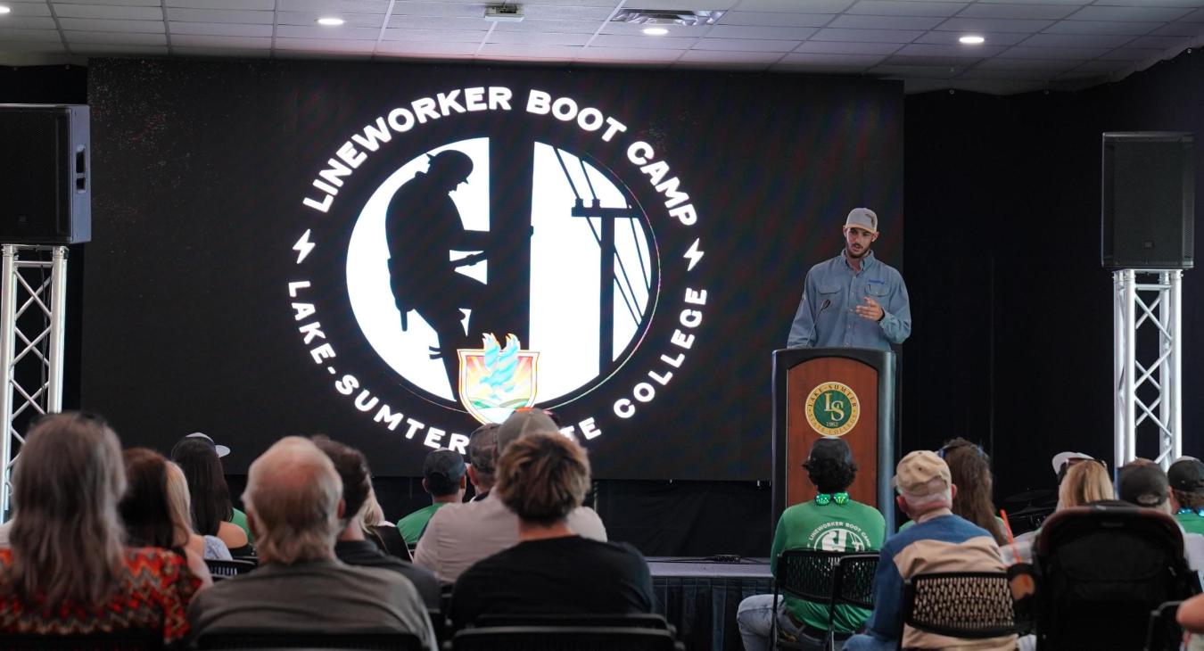 WREC Attends Lake-Sumter State College Lineworkers Bootcamp Graduation