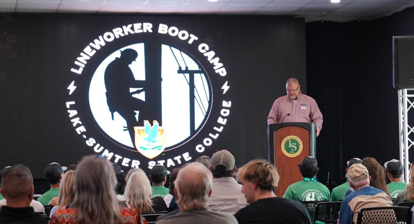 WREC Attends Lake-Sumter State College Lineworkers Bootcamp Graduation
