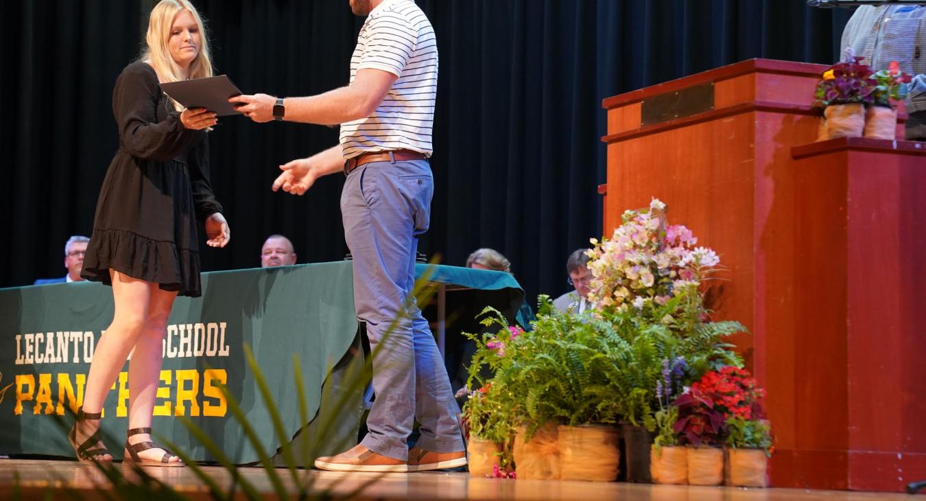 WREC Scholarships Awarded at Lecanto High School