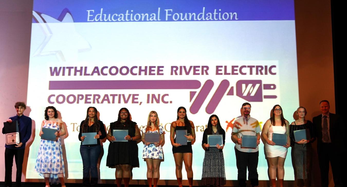 WREC Scholarships Awarded at Wesley Chapel High School