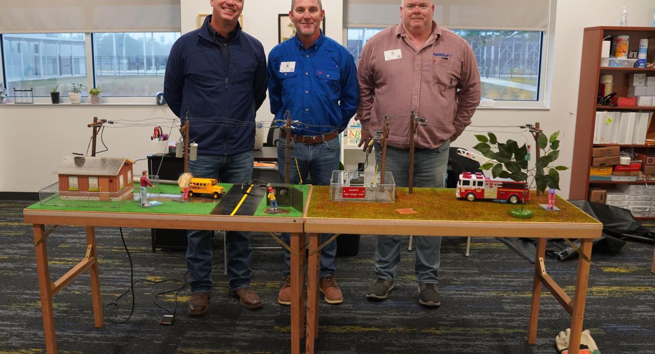 WREC's Safety Department visits Dayspring Angeline Academy