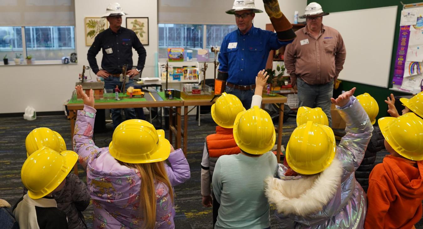 WREC's Safety Department visits Dayspring Angeline Academy