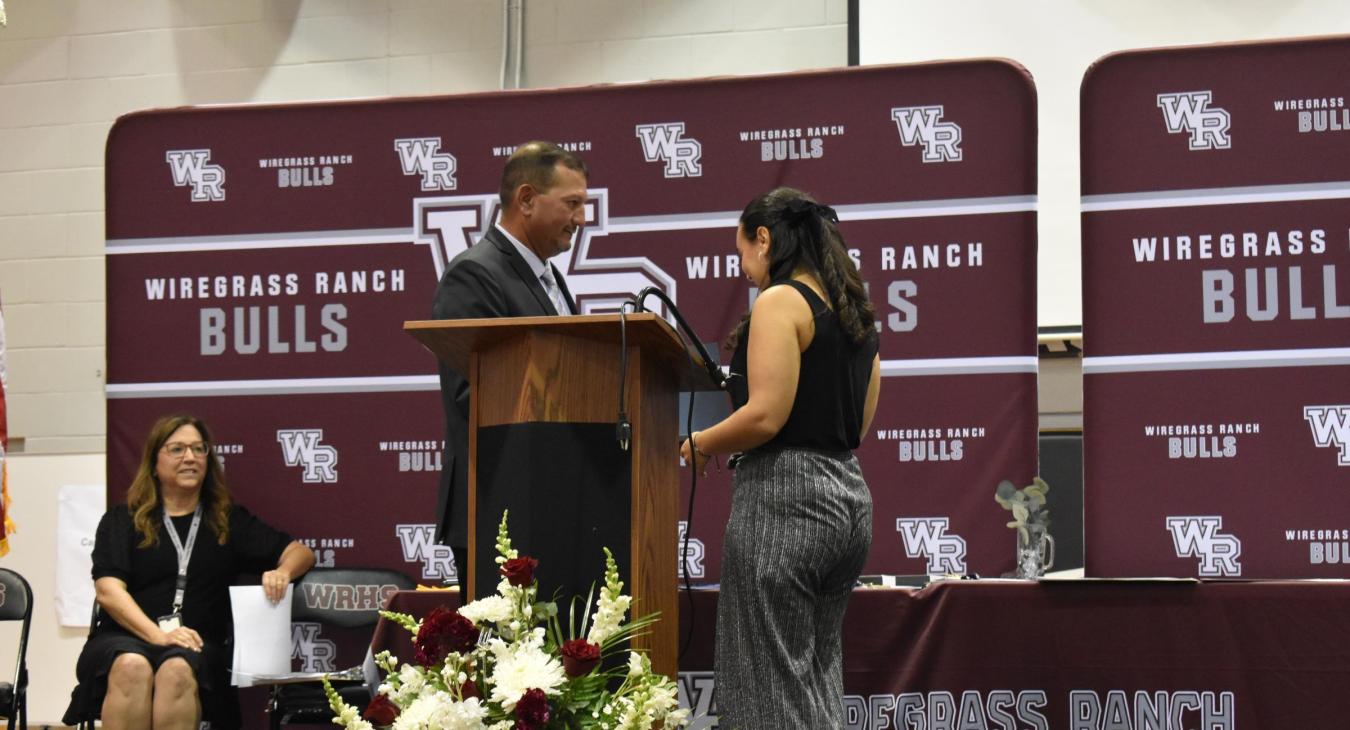 WREC Scholarships Awarded at Wiregrass Ranch High School