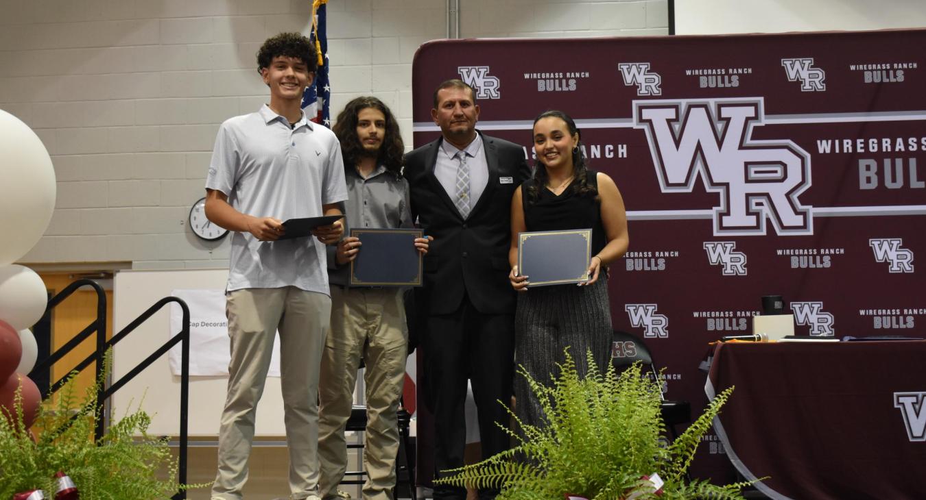 WREC Scholarships Awarded at Wiregrass Ranch High School