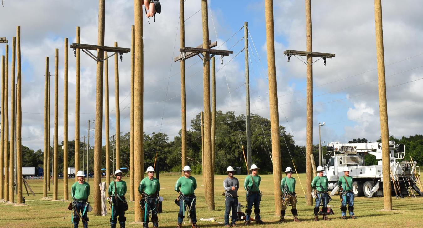 WREC Attends Lake Sumter State College Lineman Graduation