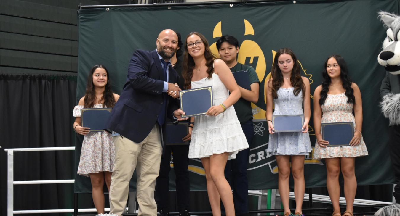 WREC Scholarships Awarded at Cypress Creek High School