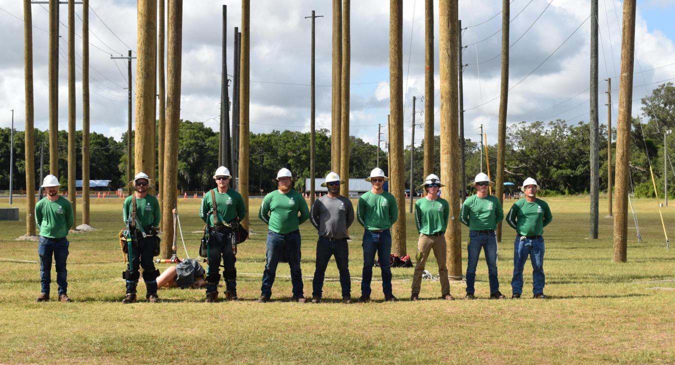 WREC Attends Lake Sumter State College Lineman Graduation