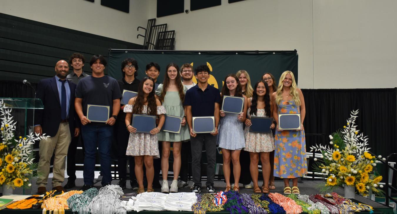 WREC Scholarships Awarded at Cypress Creek High School