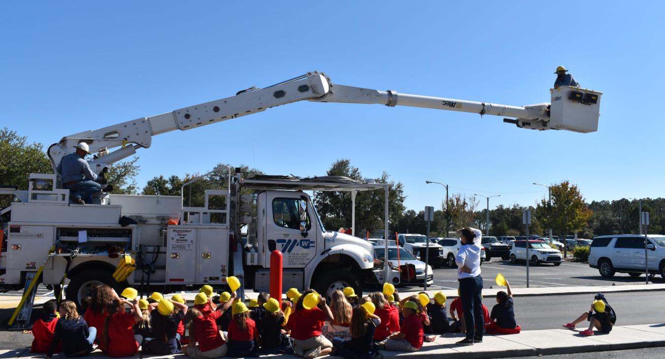 WREC Participates in Local Teach-In Event