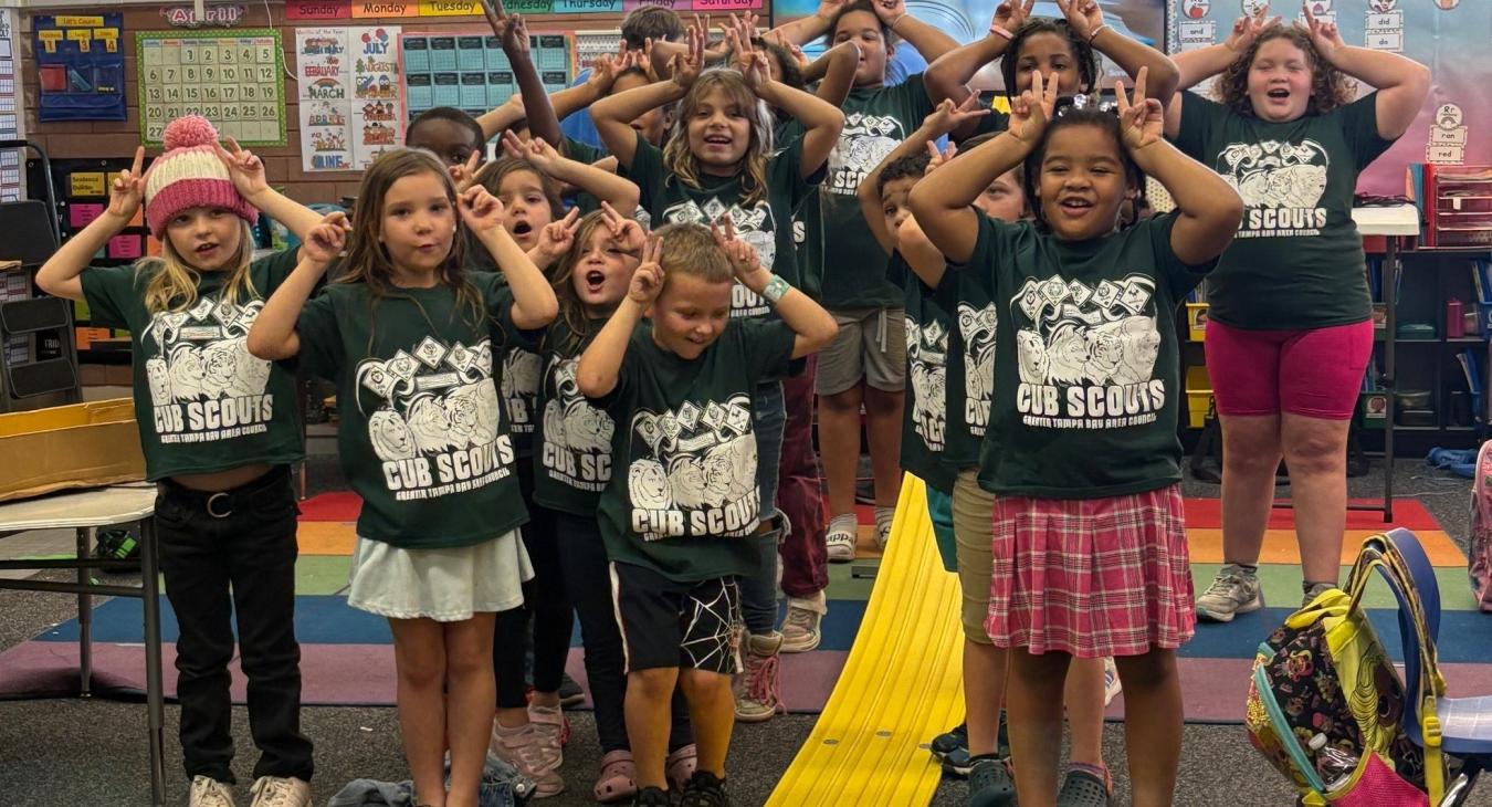 WREC Sponsors ScoutReach at Fox Hollow Elementary School