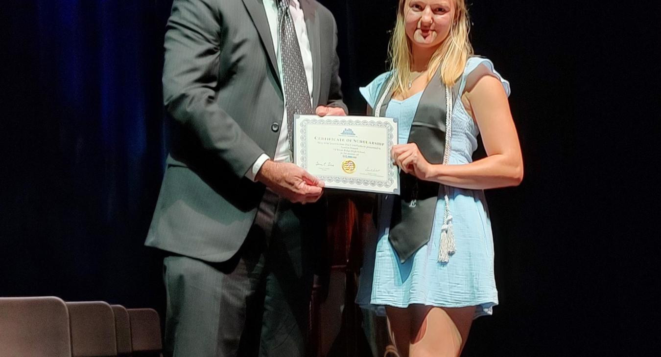 WREC Scholarships Awarded at River Ridge High School