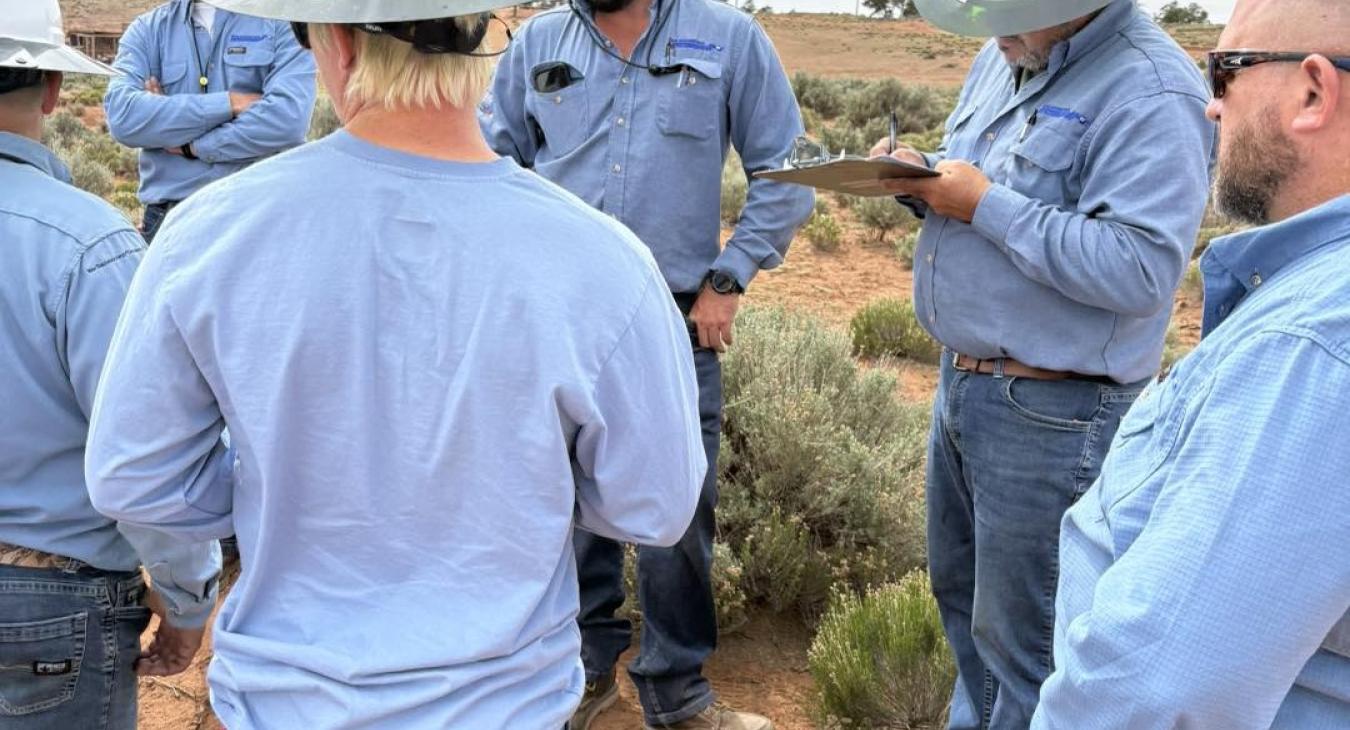 WREC Employees Begin Work on Light Up Navajo Project