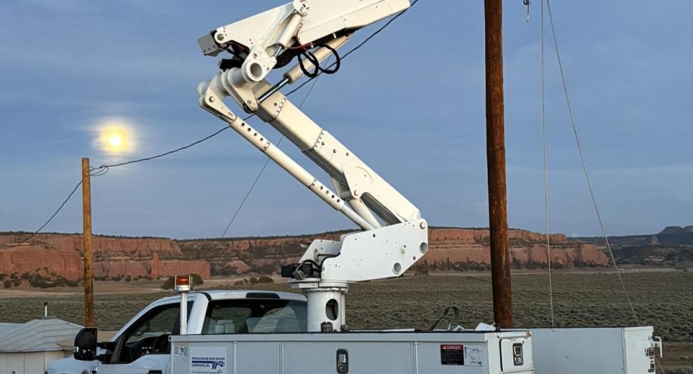 Two Navajo Families Receive Power on WREC's First Day of Light Up Navajo Project