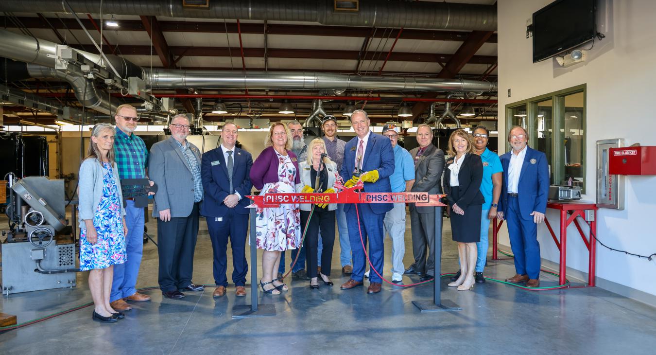 WREC Attends PHSC's Welding Renovation Reveal