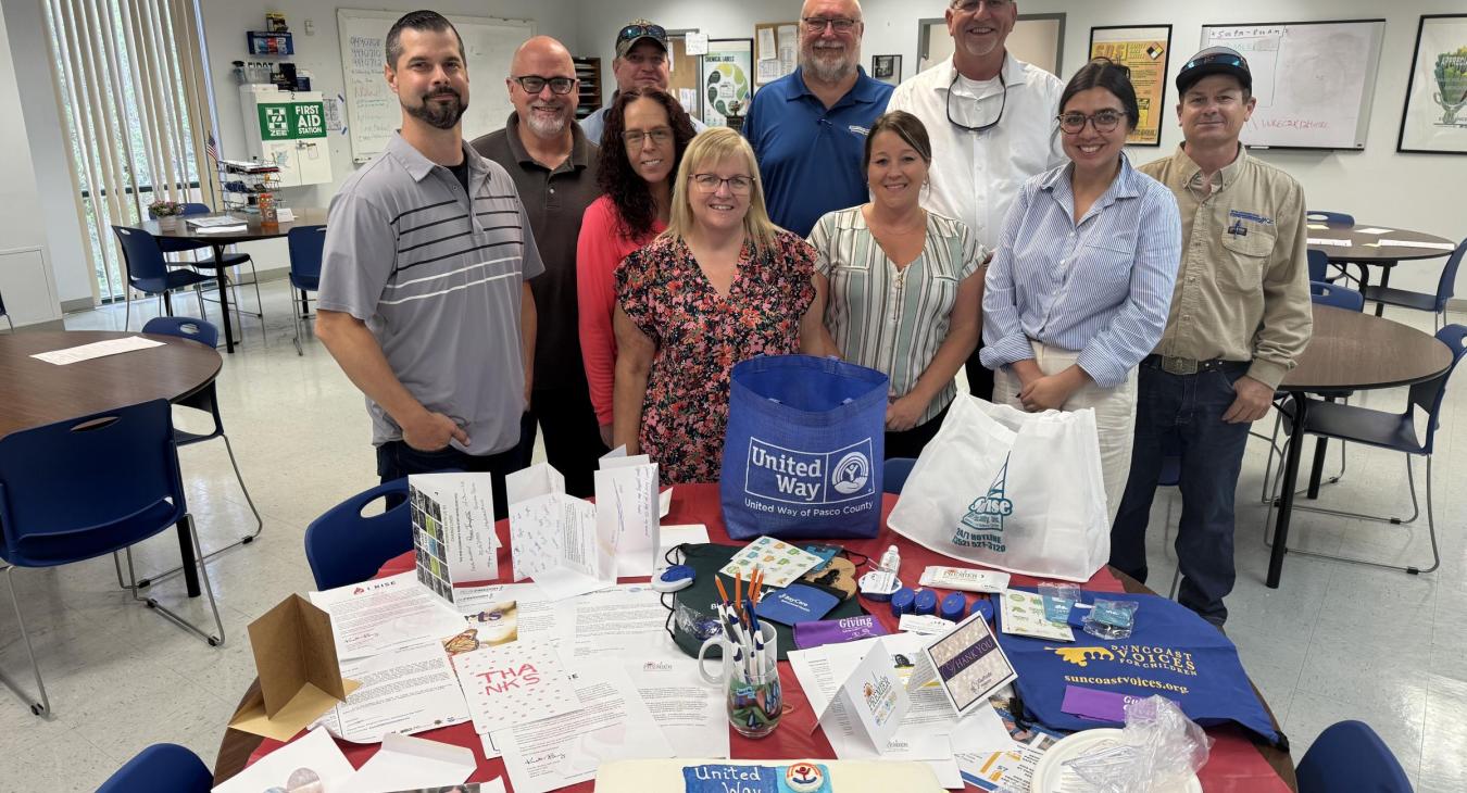 United Way Pasco Visits WREC Offices