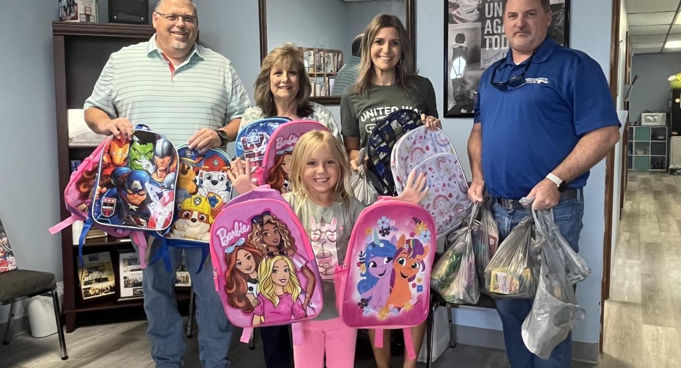 WREC Delivers School Supplies to Shady Hills and Moon Lake Elementary Schools