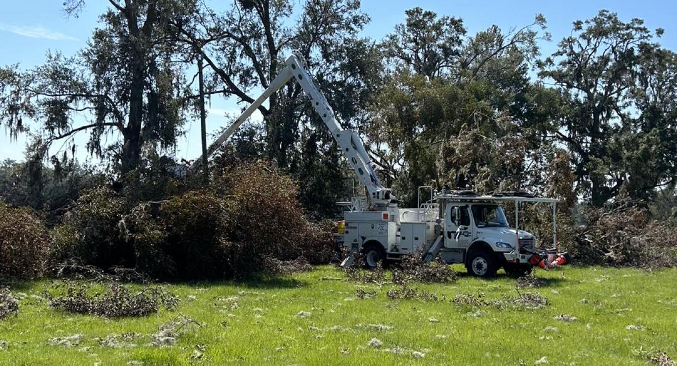 WREC Aids Northern Florida Co-ops in Power Restoration