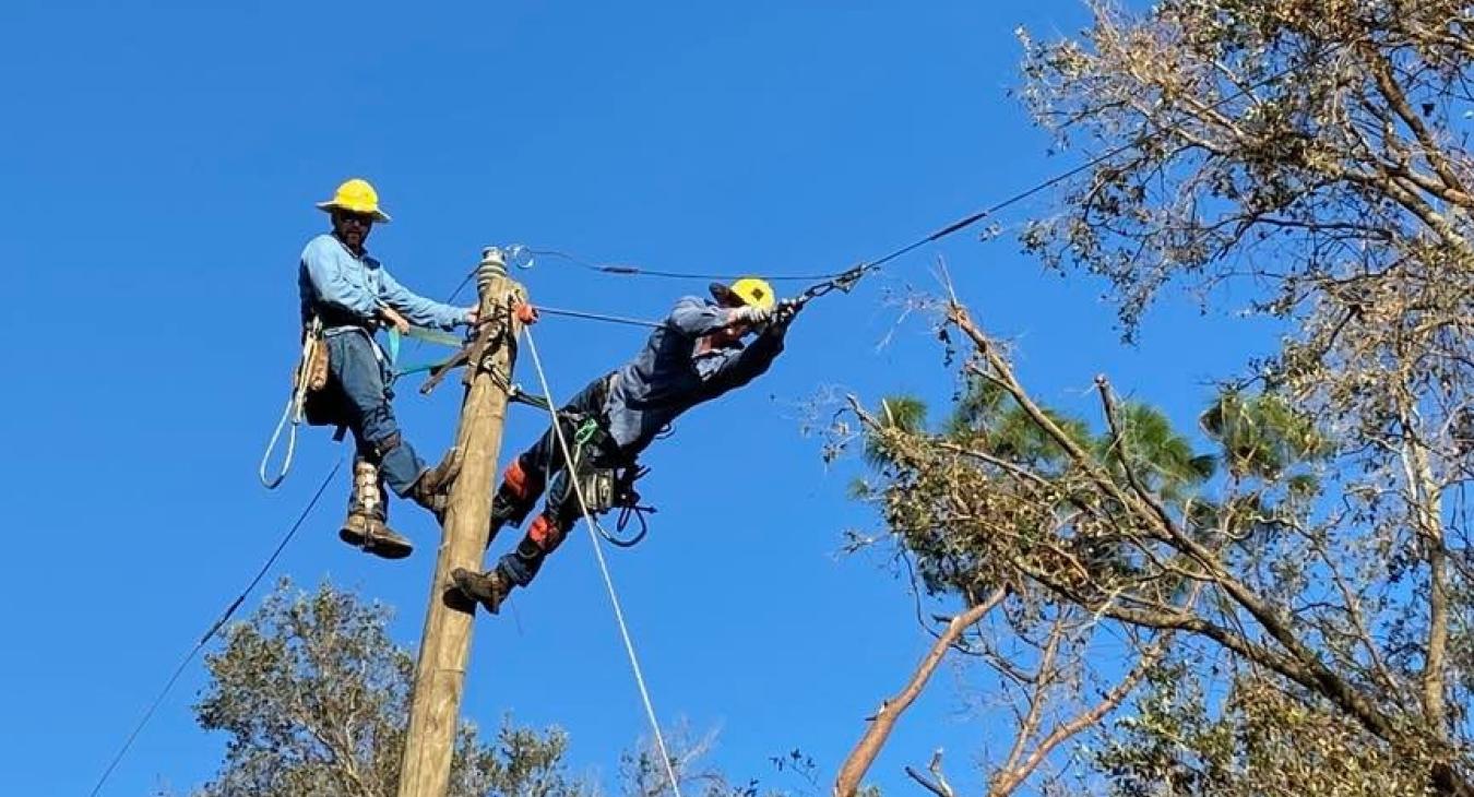 WREC Aids Northern Florida Co-ops in Power Restoration