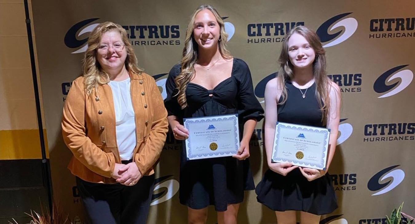 WREC Scholarships Awarded at Citrus High School